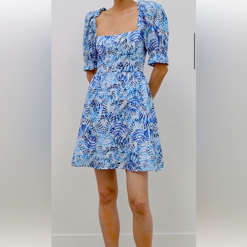 Saloni Neptune Azure Dress size 8